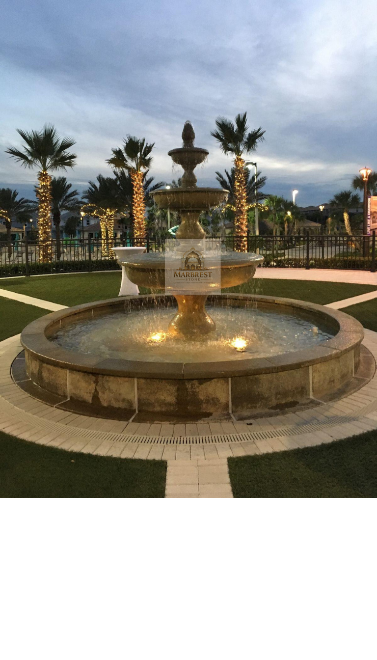 Marbrest Stone "Solaris" Spherical Water Feature – Wood-Grain Textured Stone — Bespoke Artisan Collection, Makrana marble by Marbrest Stone
