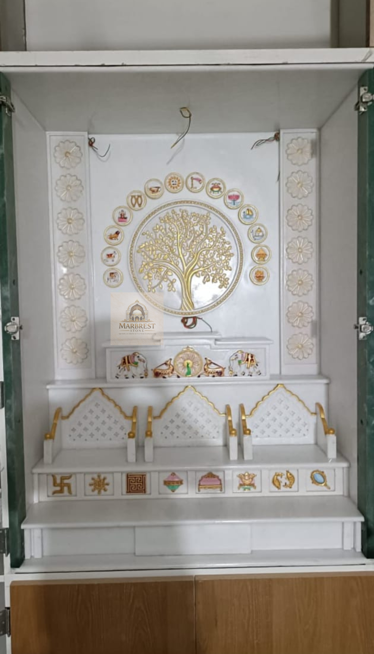 Marbrest Stone Kalpavriksha Mandir – The Divine Tree of Life — Crafted in Makrana, Rajasthan – The home of heritage stone marble by Marbrest Stone